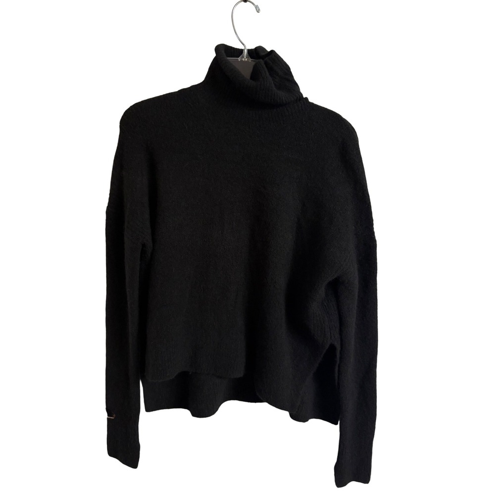 AllSaints Spark Dress Sweater Only Black Womens Size M Capsule Wardrobe NWT